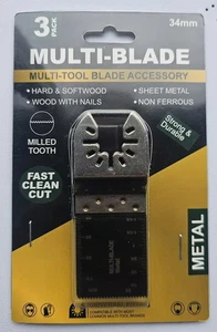 BIMETALL MULTI-TOOL KLINGE 3 STÜCK PACK  - Bild 1 von 1