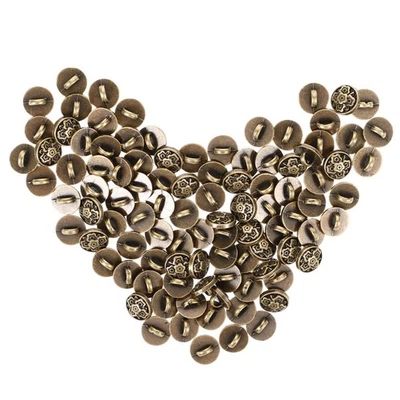  100 Stück Mini-Knöpfe für Puppenkleidung, kleine runde Knöpfe, - Bild 1 von 4