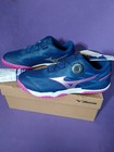 MIZUNO WAVE MEDAL 8 BOA FIT SYSTEM Tischtennisschuhe Sportschuhe  EU43 blau-rosa