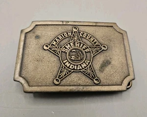 Hebilla de cinturón del sheriff del condado de Indiana Marion - Imagen 1 de 4