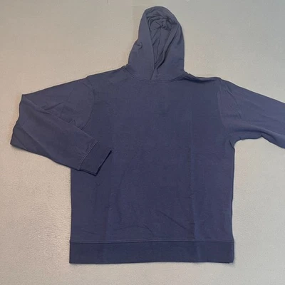 Pulôver com capuz Peter Millar Crown Oasis masculino médio azul marinho modal MF25K68 - Imagem 1 de 4