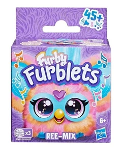 Furby Furblets Ree-Mix Mini Friend, 45+ Sounds & Music, Speaks Only Furbish, Ele - Picture 1 of 5