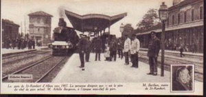 1957 -- GARE DE SAINT LAMBERT D ALBON EN 1907 H362 - Picture 1 of 1