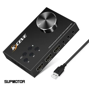 KC-U004 USB External Sound Card with 3.5MM Headphone Mic Interface Plug and Play - Picture 1 of 3