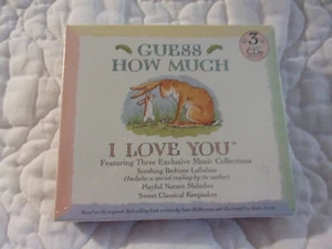 GUESS HOW MUCH I LOVE YOU 3-DISC CD NEW LULLABIES SAM MCBRATNEY CHILDREN'S BOOK - Picture 1 of 6