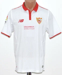 SEVILLA SPANIEN UEFA SUPERCUP 2016 HEIM FUSSBALLTRIKOT NEW BALANCE S ERWACHSENE - Bild 1 von 5