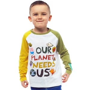 George Pig T-Shirt Kids Boys 18 24 Months 2 3 4 5 6 7 8 Years Top Tee White - Picture 1 of 5