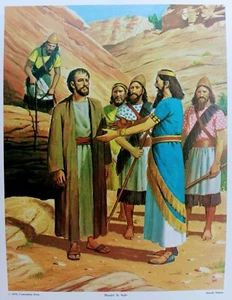 Vintage DANIEL IS SAFE Print 11" x 14" Ⓒ1975 Harold Minton - Picture 1 of 2