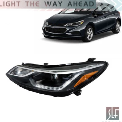Faro halógeno para conductor Chevrolet Cruze 2016-2019 (con LED DRL) lado izquierdo Foto 1 de 4