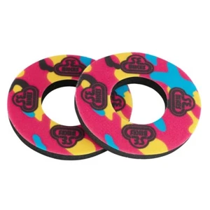 SE Racing RAINBOW CAMO old school BMX bicycle foam grip donuts - Picture 1 of 1