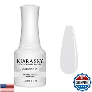 Kiara Sky Soak Off Gel Nail Polish 0.5 fl oz, FROSTED SUGAR (G555) - Picture 1 of 5