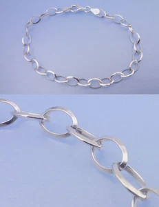 Echt 925 Silber Ankerarmband 19 - 21 - 23 cm  7,8 x 5,3 mm Bettelarmband Armband - Bild 1 von 1