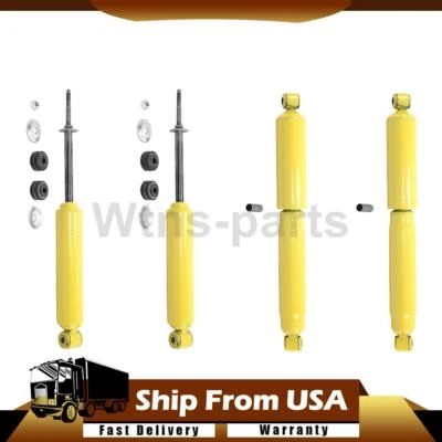 Front Rear Shock Absorber 4x For 1975 1976 1977 1978 1979 Ford F-350 7.5L - Image 1 of 4
