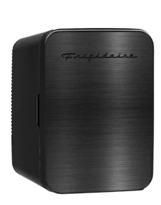 Retro 10L, 15-Can Mini Personal Fridge Cooler, EFMIS183, Black Stainless Steel - Picture 1 of 6