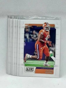 (10x) Christian Wilkins 2019 Score Football - RC #396 - Clemson Tigers - Picture 1 of 1
