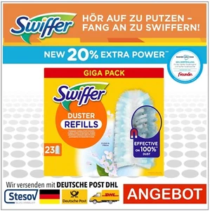Duster Staubmagnet Swiffer Nachfüller 23 Tücher Ersatztücher Mega Pack - Picture 1 of 1