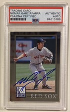 1998 Donruss Elite NOMAR GARCIAPARRA Signed Baseball Card #82 PSA/DNA Red Sox