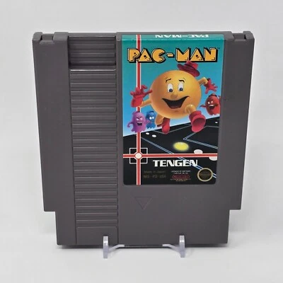 Pac-Man (Nintendo NES) Tengen Gray Cartridge CLEANED & TESTED - Image 1 of 2