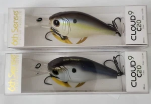Two 6th Sense CLOUD 9 C20 CRANK BAITS ( Shad Drone & Shad ) - Picture 1 of 2
