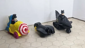 Batman 3 Vehicle Lot - DC Comics 1991 - The Penguin / Batmobile / Bat Ski-Boat - Picture 1 of 12