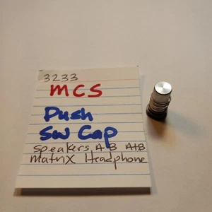 📈MCS 💥PUSH SWITCH CAP KNOB SPEAKERS MATRIX HEADPHONES💥 3233 STEREO RECEIVER - Picture 1 of 4