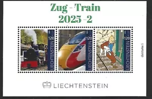 Liechtenstein 2025-22 Züge Tönung M/S postfrisch U - Bild 1 von 1