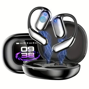 Open Ear Bluetooth 5.4 Headphones Touch Wireless Earbuds for Running Fitness - Picture 1 of 17