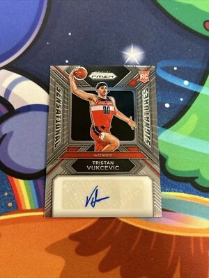 2023-24 Panini Prizm Basketball Tristan Vukcevic Sensational Signatures Rookie - Image 1 of 2