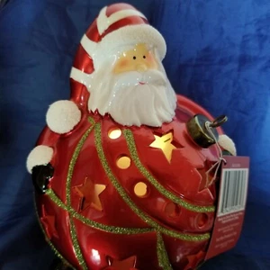 Home Reflections Santa Christmas Luminary Flameless LED Lighted Color Changing - Picture 1 of 8