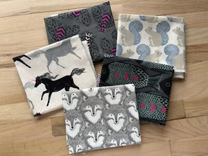 Sarah Watts Magic Forest Fat Quarter Bundle Rare OOP Cotton + Steel Fabric - Picture 1 of 4