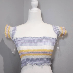 NUEVO CON ETIQUETAS- Kiwi & Punch Mujer Elástico Crop Top Talla S - Imagen 1 de 9