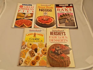 Vintage Favorite Recipes spiral cookbooks late 1980's. Sponsored desserts - Picture 1 of 6