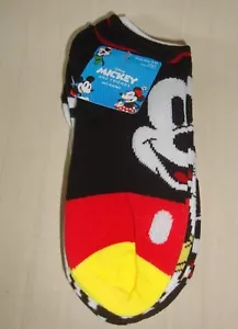 Disney Mickey & Minnie Mouse No Show Women Socks 6 Pair Pack Shoe Size 4-10 NEW - Picture 1 of 4