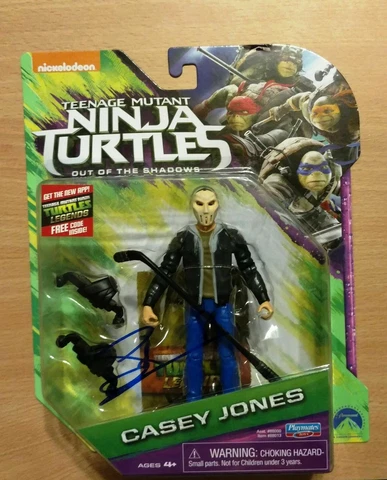 Ninja Turtles Casey Jones Stephen Amell Signed Figurine COA 3 Cover