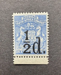 Rhodesia SG 14 1/2d On 6d Ultramarine MNH - CAT £150 - Picture 1 of 2