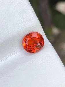 1.50 ct Orange Spessartite Garnet Loose Gemstone - Picture 1 of 4
