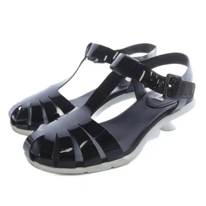 Miu Miu Sandals Women's Size 37 Black - Picture 1 of 8