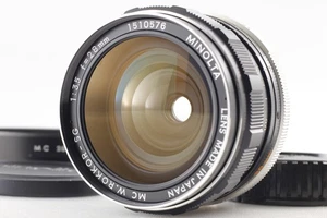 [COMO NUEVO con capucha] Lente gran angular Minolta MC W.Rokkor SG 28mm f/3.5... - Imagen 1 de 15