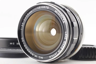 [COMO NUEVO con capucha] Lente gran angular Minolta MC W.Rokkor SG 28mm f/3.5... - Imagen 1 de 4