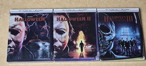 Halloween 1, 2 & 3 4K UHD Blu Ray Steelbooks - USA Exclusives - Brand New Sealed - Bild 1 von 13