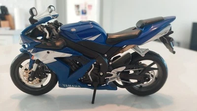 Maisto diecast juguete modelo motocicleta - Yamaha YZF-R1 (azul) Foto 1 de 4