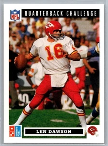 1991 Upper Deck Quarterback Challenge Len Dawson #34 - Picture 1 of 2