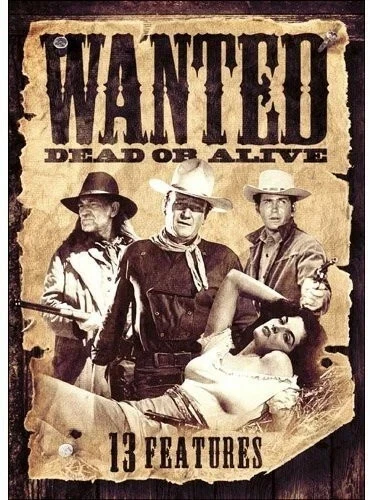 13 Westerns: Wanted Dead or Alive (DVD, 2014, Full Screen) Free Shipping! - Image 1 of 1