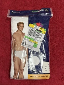 Fruit of the Loom Medium Slip weiß 32-34 Inch 6 ohne Etikett Slip - Bild 1 von 1