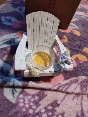 YANKEE CANDLE SILLA DE PLAYA CANDELABRO CANDELABRO NUEVO Foto 1 de 4