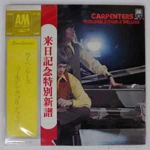 CARPENTERS GOLDEN DOUBLE DELUXE A&M AMW3132 Japan OBI VINYL 2LP - Picture 1 of 1