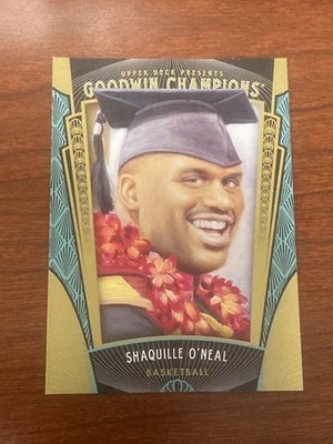SHAQUILLE ONEAL 2015 UPPER DECK GOODWIN CHAMPIONS LSU TIGERS CARD #49 - Image 1 of 2