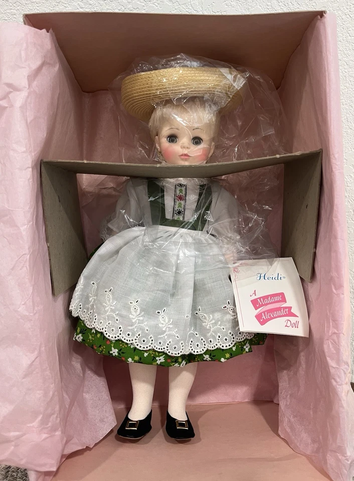 1969 Madame Alexander Heidi Doll #1580 Circa 14 Inch