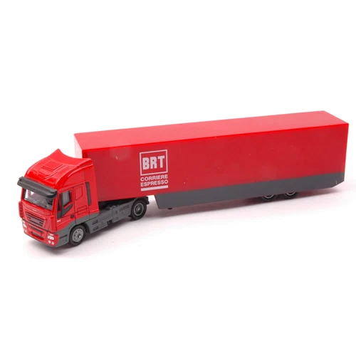 IVECO STRALIS BRT 1:87 New Ray Camion Modellino Nuovo - Immagine 1 di 1