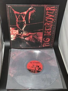 PIG DESTROYER 38 Counts Of Battery CLEAR Vinyl (Cryptopsy Suffocation) - Picture 1 of 12